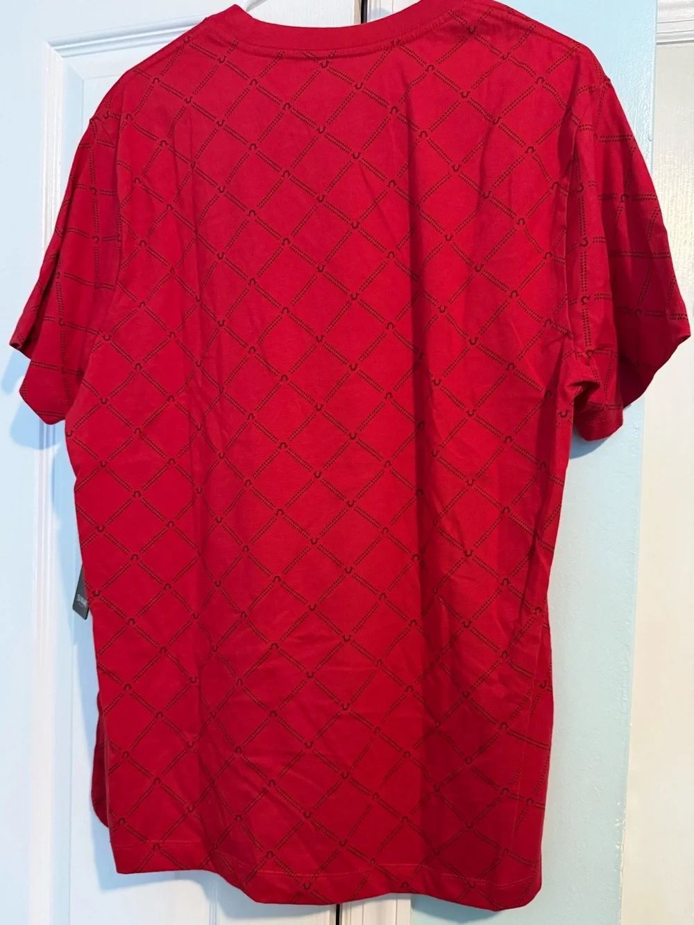 True Religion Red Short-Sleeve Logo Graphic Tee